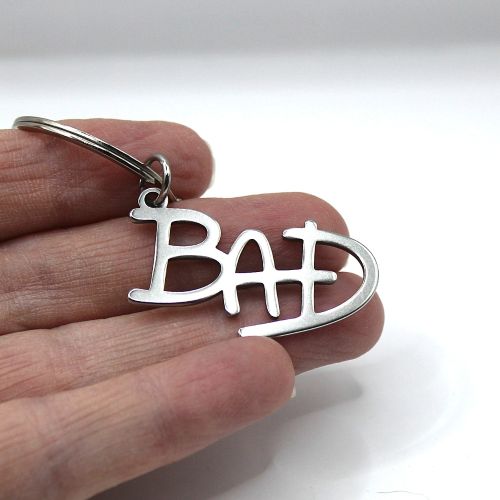 Michael Jackson Who's Bad Keyring
